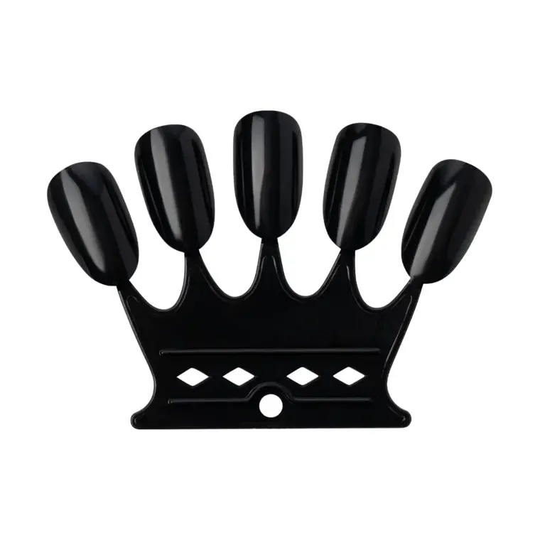 Rozetna za lakove za nokte - Crown — Black — slika 1