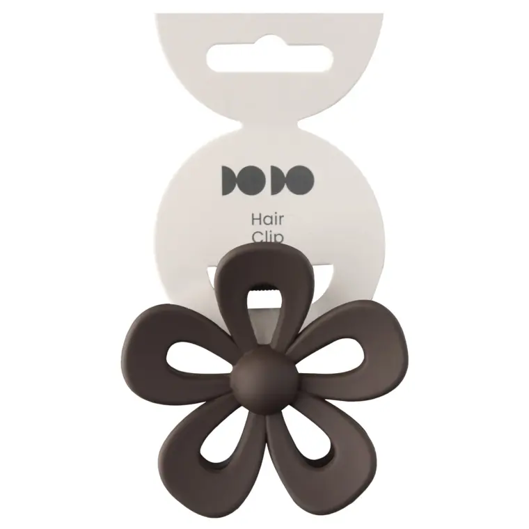 Šnala za kosu - Flower Cutout — Braon — slika 1