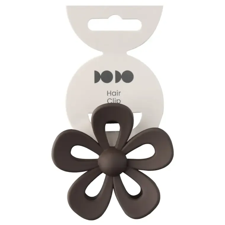 Šnala za kosu - Flower Cutout — Braon — slika 1