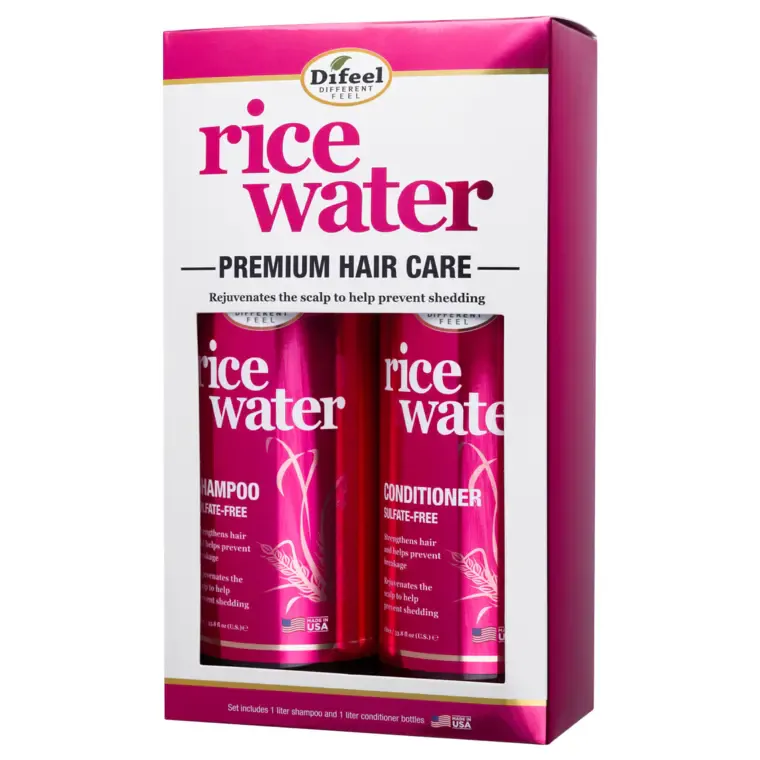 Set šampon i balzam za jačanje kose - Rice Water — 2 x 1000 ml — slika 1