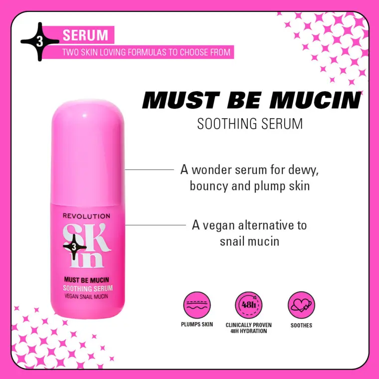 Serum za umirivanje kože lica - Must Be Mucin 30 ml — slika 6