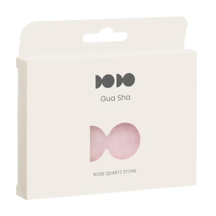Kamen za masažu lica - Gua Sha rozenkvarc — slika 1