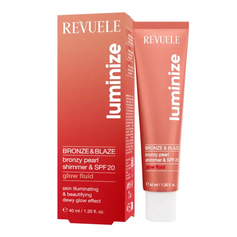 Fluid za lice i telo sa šimerom SPF 20 - Bronze & Blaze 40 ml — slika 1