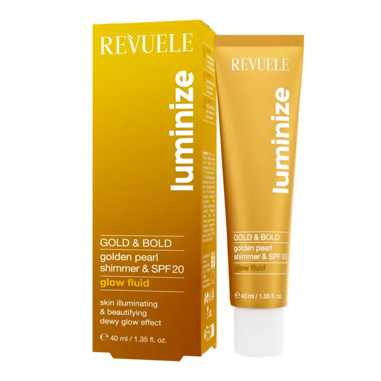 Fluid za lice i telo sa šimerom SPF20 - Gold & Bold — slika 1