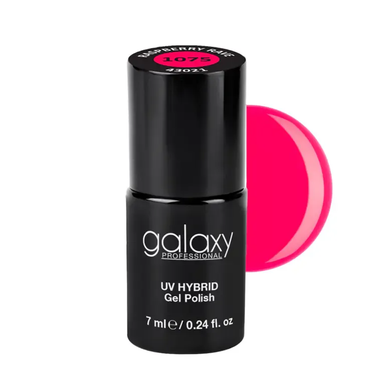 TROPIC HOT - trajni lak za nokte UV/LED Hybrid 7 ml — Raspberry Rave S1075 — slika 1