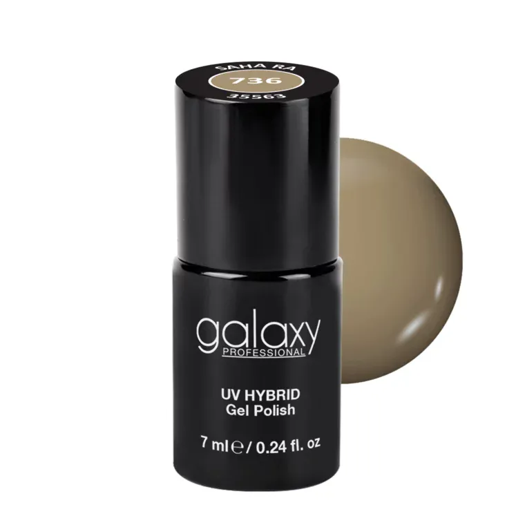 COOL NUDES - trajni lak za nokte UV/LED Hybrid 7 ml — Sahara Ra S736 — slika 1