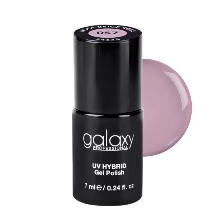 COOL NUDES - trajni lak za nokte UV/LED Hybrid 7 ml — Nude Beige Rose S057 — slika 1