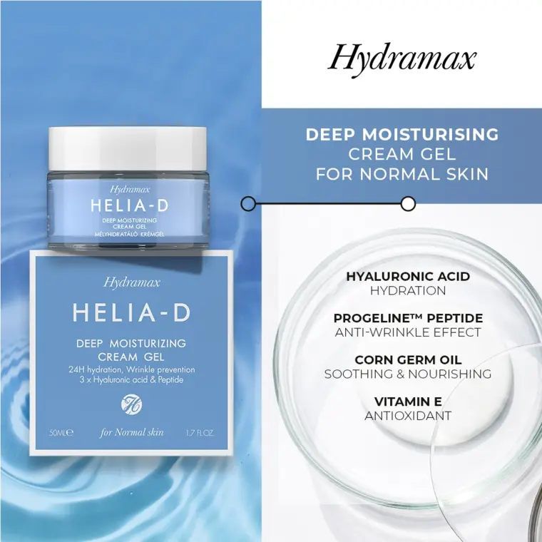 Hidratantna gel krema za normalnu kožu lica - Hydramax 50 ml — slika 5