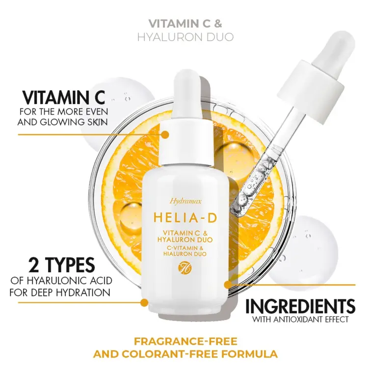 Serum za lice - Hydramax vitamin C i hijaluronska kiselina 30 ml — slika 2