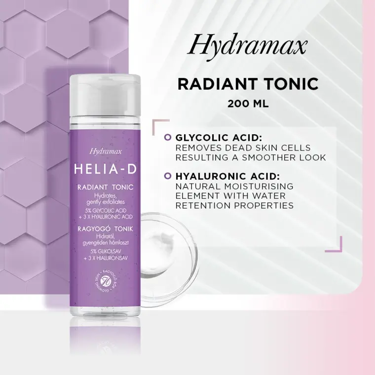 Tonik za lice - Hydramax 5% glikolna kiselina i hijaluronska kiselina 200 ml — slika 2