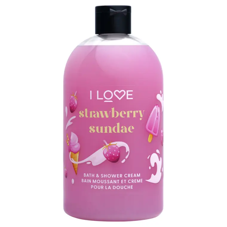 Kremasti gel za tuširanje i kupka - Strawberry Sundae