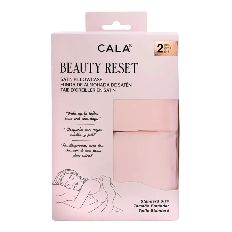 Satenske jastučnice - Beauty Reset — Roze — slika 1