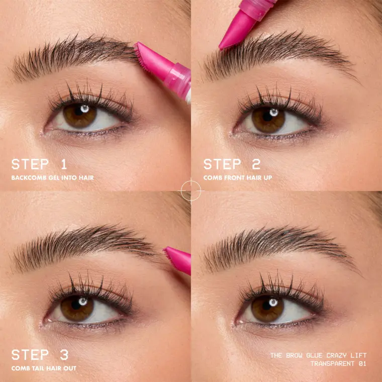 Gel za obrve - Crazy Lift Transparent TSBG01 — slika 8