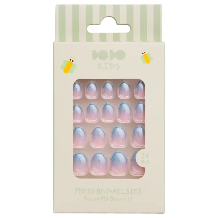 Press-on nokti za decu - Oval 24/1 — You're My Stardust — slika 1