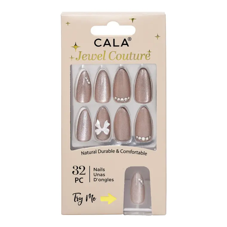Set press-on tipsi - Jewel Couture Nude