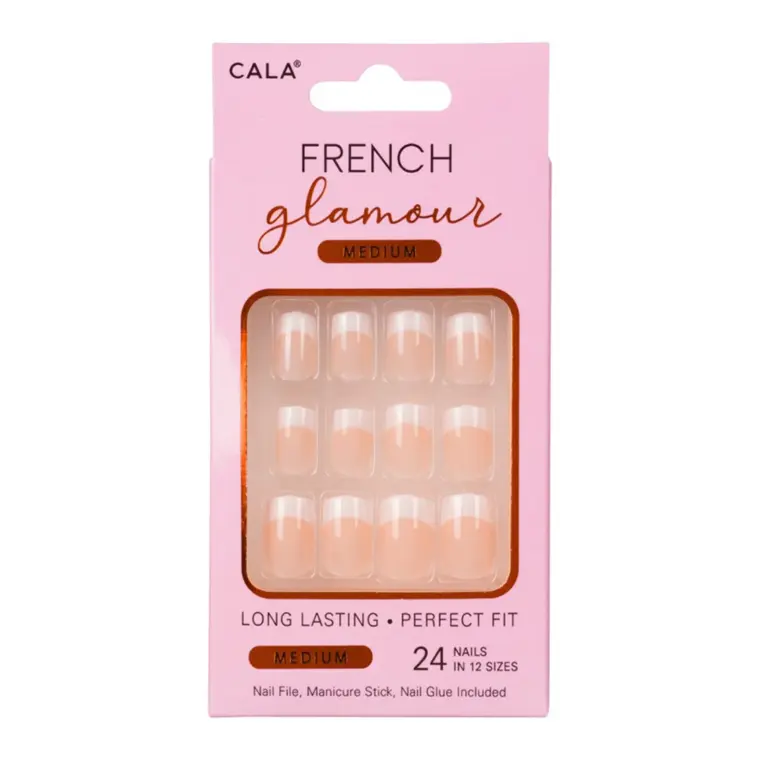 Set press-on tipsi - French Glamour