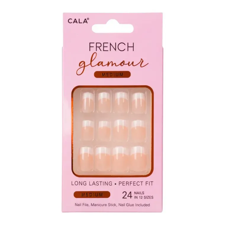 Set press-on tipsi - French Glamour — slika 1