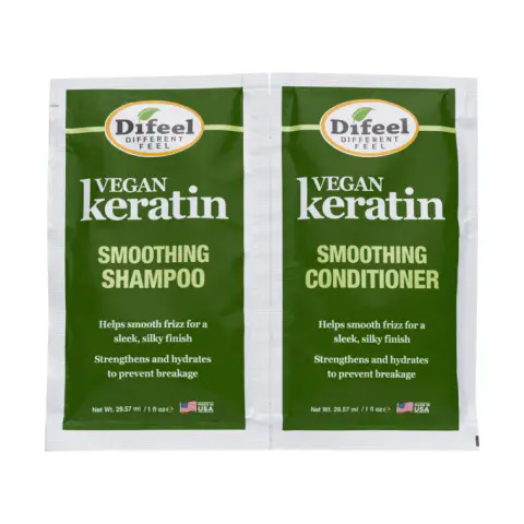 Set šampon i balzam za kosu - Vegan Keratin 2 x 29,57 ml