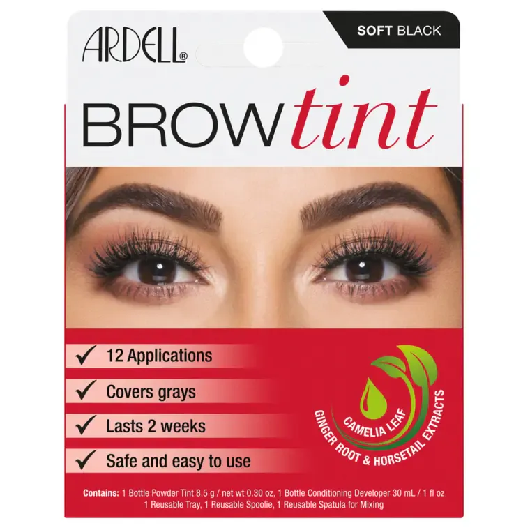 Set za farbanje obrva — Soft Black — slika 1