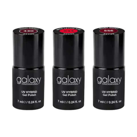 Set trajnih lakova za nokte UV/LED Hybrid - Lady in Red