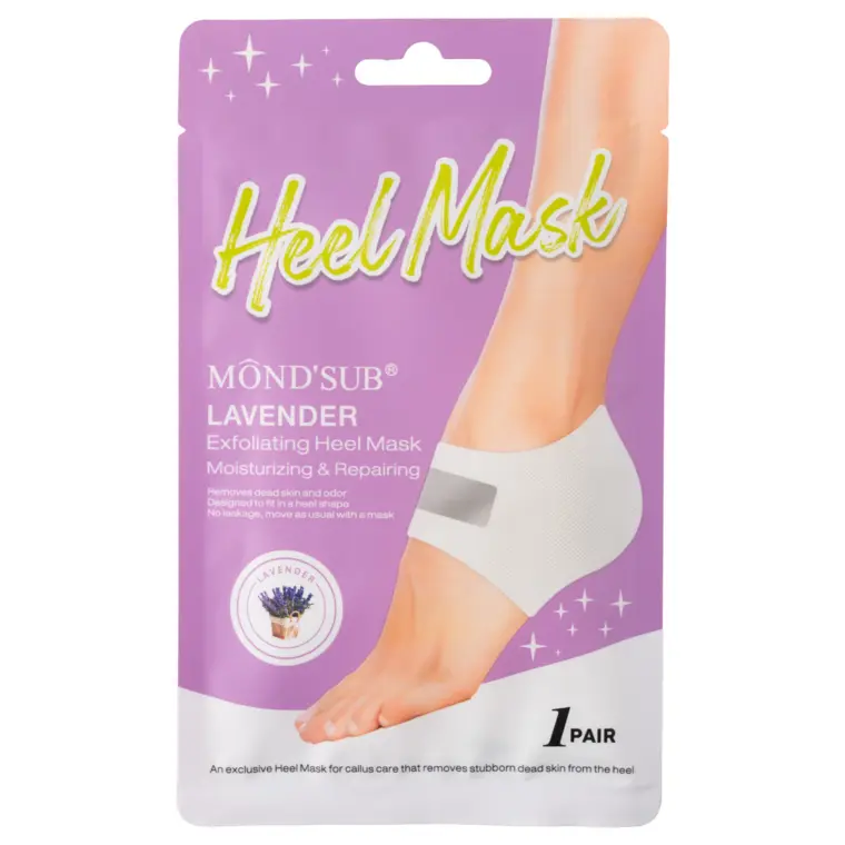 Maska za eksfolijaciju peta - lavanda