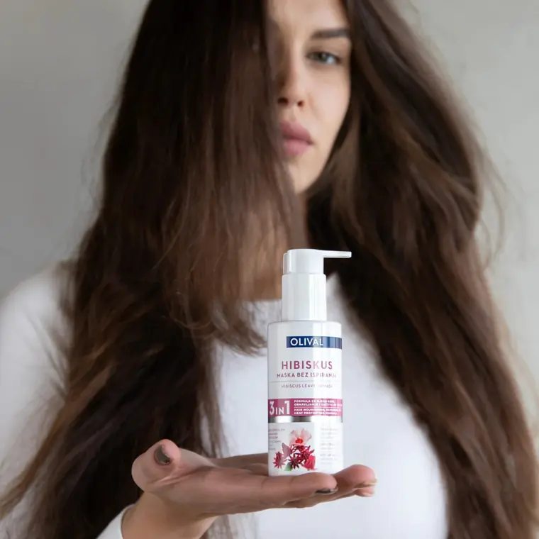 Maska za kosu bez ispiranja - hibiskus 150 ml — slika 2