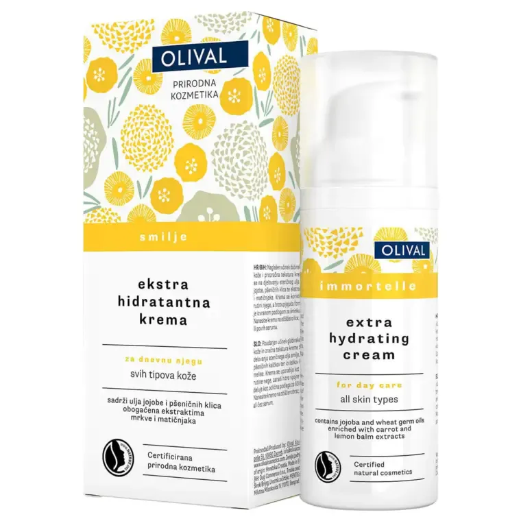 Hidratantna dnevna krema za lice - smilje 50 ml — slika 1