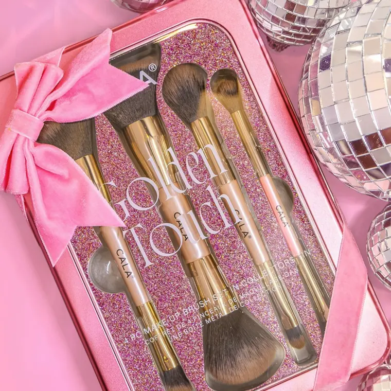 Set četkica za šminkanje - Golden Touch — slika 3