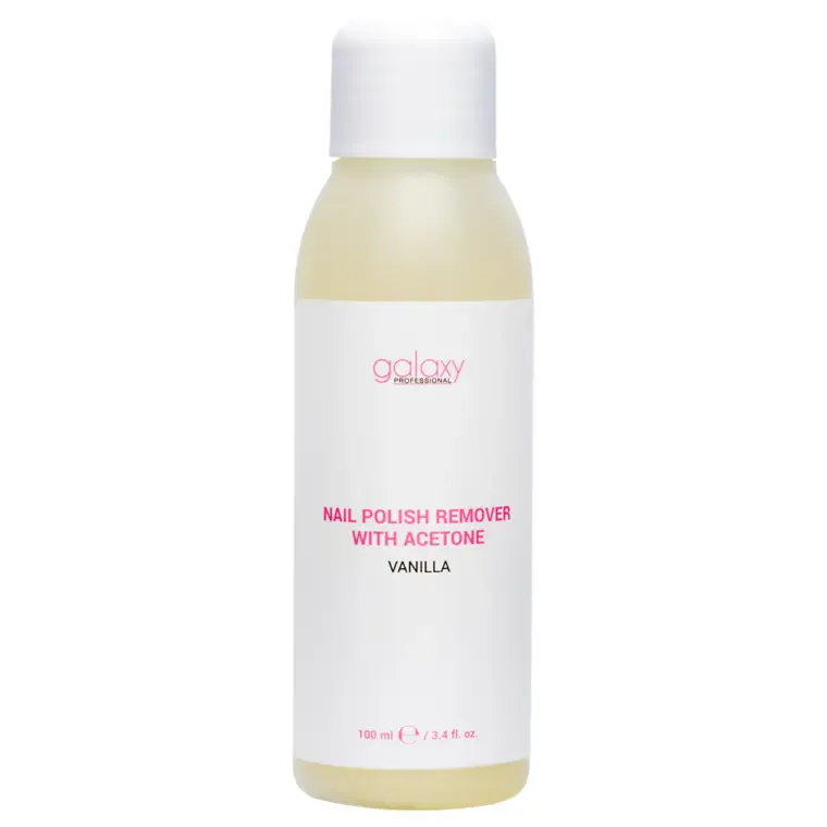 Skidač laka za nokte sa acetonom - vanila 100 ml — slika 1