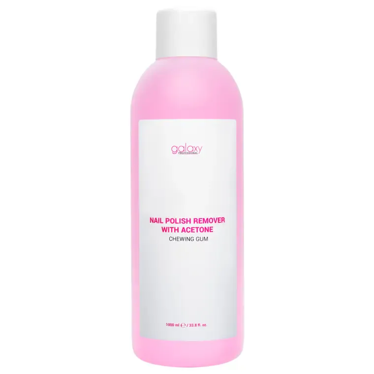 Skidač laka za nokte sa acetonom - Chewing Gum — 1000 ml — slika 1