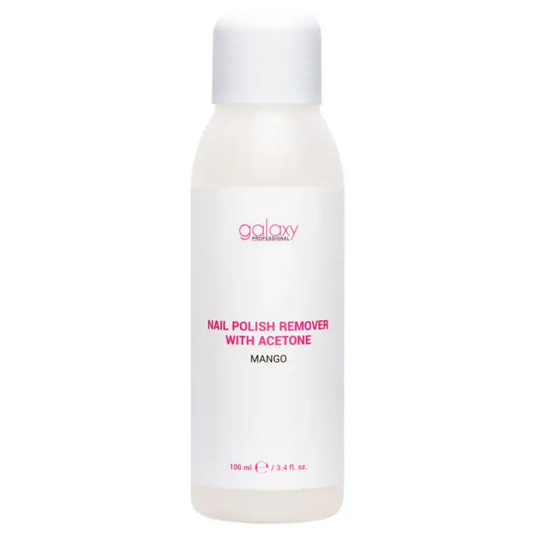 Skidač laka za nokte sa acetonom - mango 100 ml — slika 1