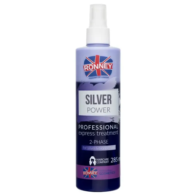 Dvofazni sprej za plavu i posvetljenu kosu - Silver Power 285 ml — slika 1