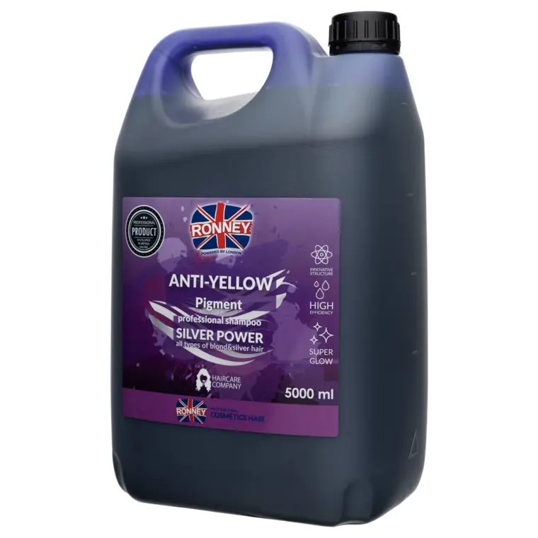 Ljubičasti šampon za kosu - Anti-yellow — 5000 ml — slika 1