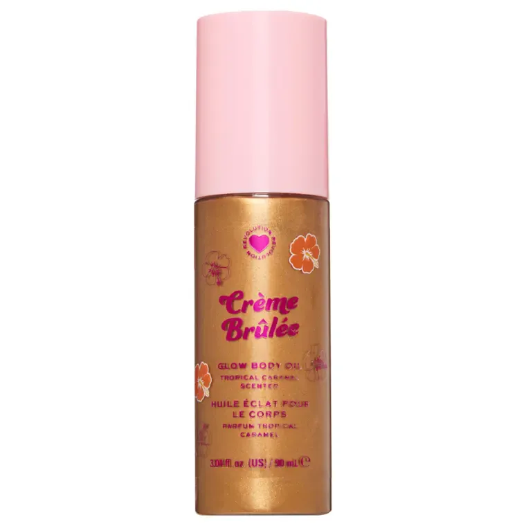 Ulje za telo sa šljokicama - Tropical Caramel 90 ml — Creme Brulee Bronze — slika 1