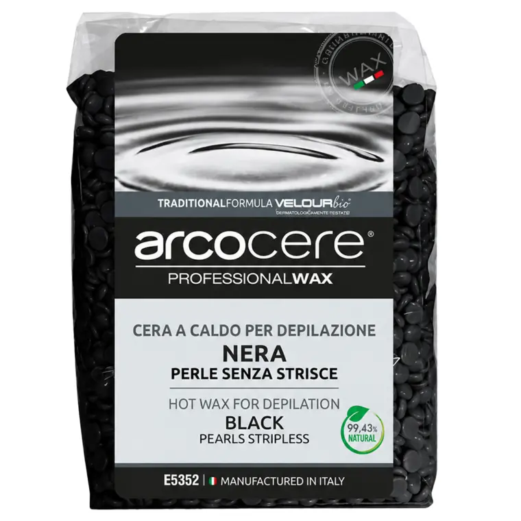 Vosak u perlama za toplu depilaciju - crni 1000 ml